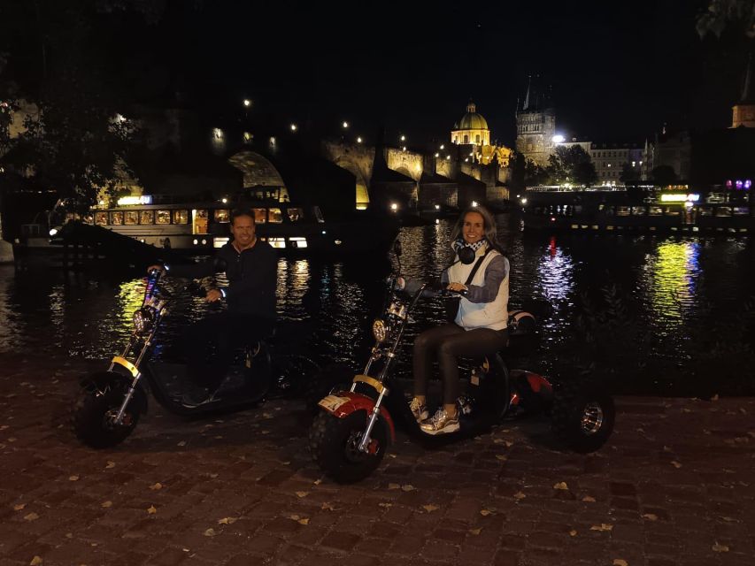Prague City sightseeing in Night Trike Tour - Route walk-through: from Wenceslas Square to Old Town