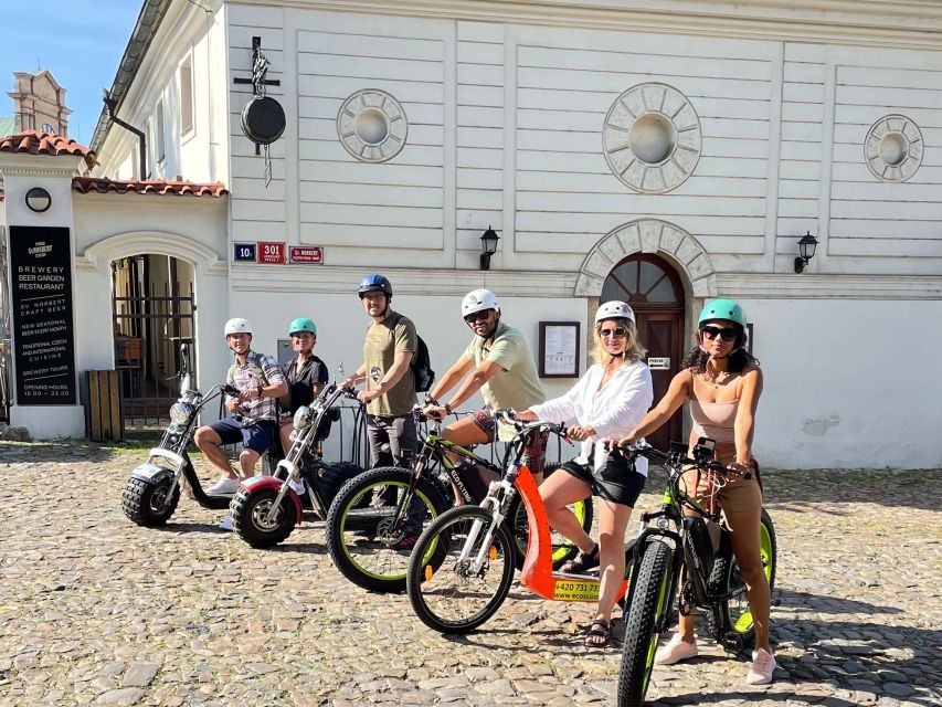 Prague: City Viewpoints Tour by Electric Fat Bike - Letná Hill: The 6-Bridges Viewpoint and Photo Stops With Real Payoff
