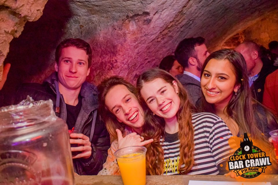 Prague: Clock Tower Bar Crawl with Drinks and Shots - Key things to know before you go