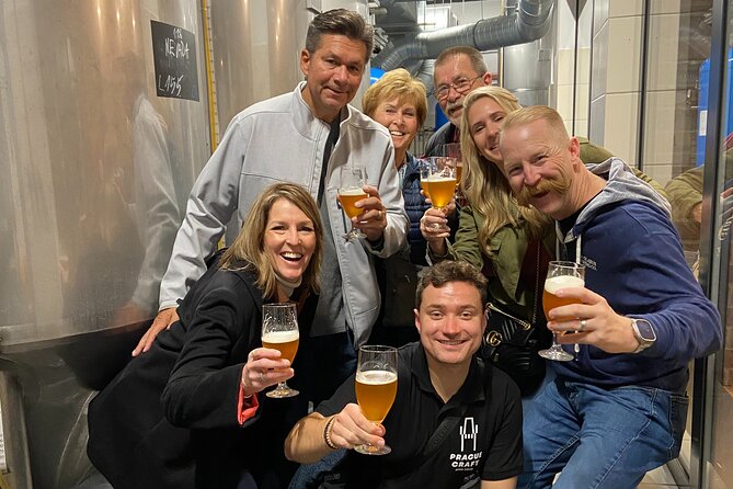 Prague Craft Beer Tour - The 3-stop route: tastings, food, and the one real working brewery