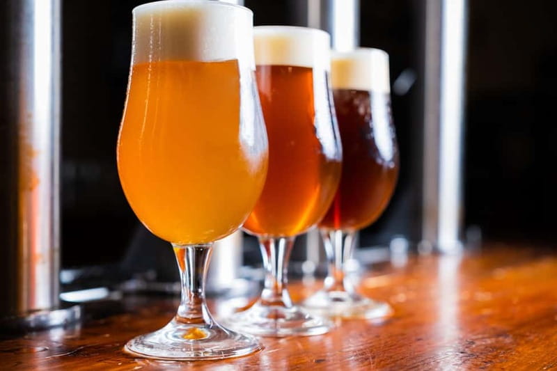 Prague: Craft Beer Tour 8 Czech Beers, Taproom & Beer Garden - Stop 1: settling into the Czech craft scene with a guided tasting