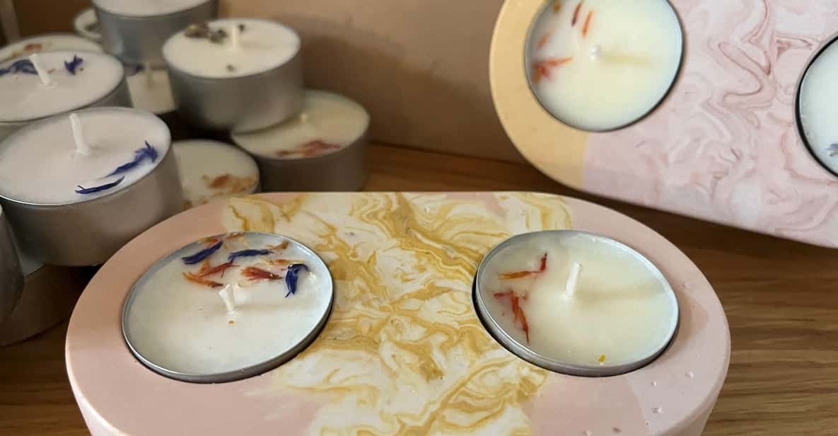 Prague: Craft your unique tea-candle holder set - Designing your tea candle holder: shape, pigments, and color depth