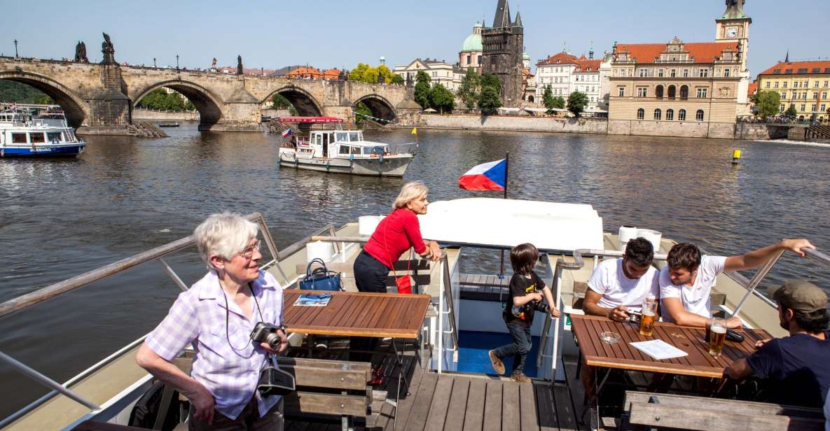 Prague Cruise: 1-Hour on the River Vltava - Refreshments on board: what’s included vs. what you pay for