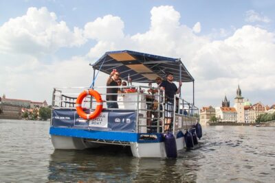 Prague Cycle Boat - The Swimming Beer Bike - Your cycle boat bar: drinks included, plus the reality check on non-drinkers