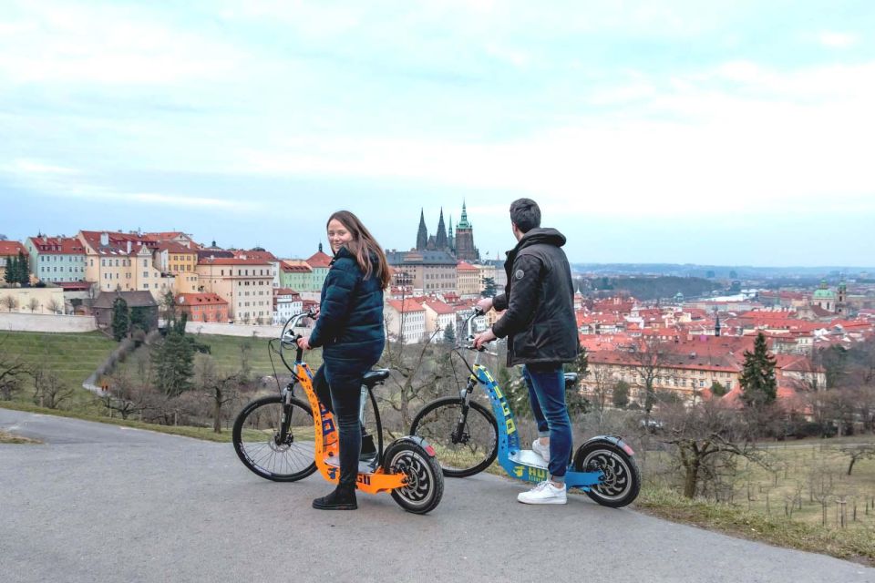 Prague: E-Bike/E-Scooter Viewpoint Tour - Jewish Quarter sights: Rudolfinum and the Convent of Saint Agnes