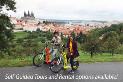 Prague: E-Bike/E-Scooter Viewpoint Tour - Meeting next to the Embassy of Japan: what to do the first 10 minutes