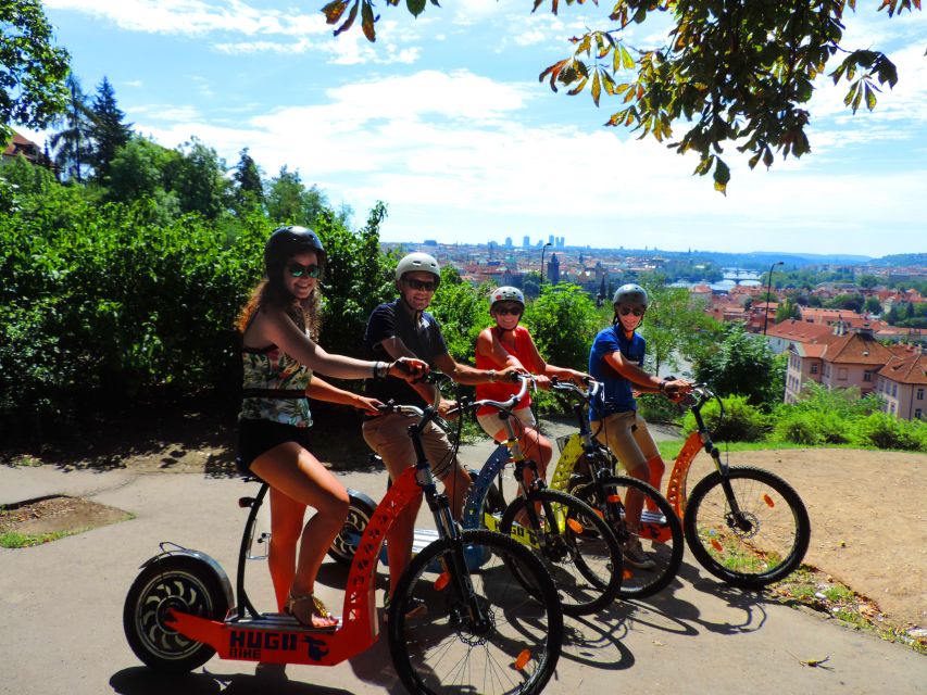 Prague: E-Bike/E-Scooter Viewpoint Tour - Lennon Wall and Lesser Town: the route that sets the mood fast