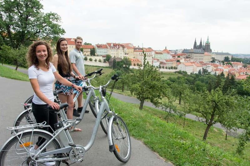 Prague: E-Bike or E-Scooter Tour with A Local Guide - Strahov Monastery and Petrin Hill: viewpoints plus a real break