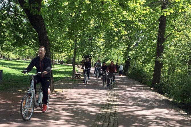 Prague E-Bike Tour - Stunning Viewpoints (small group) - Strahovsky Klaster, National Theater, and Wenceslas Square on the ride back
