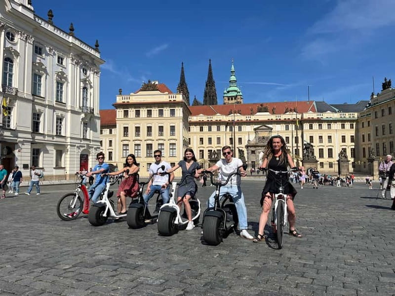 Prague E-Scooter City Tour: Regular or Fat Tire - E-Scooter vs Fat Tire: pick the right Prague ride