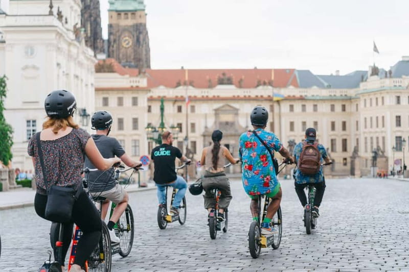 Prague: E-Scooter Grand City & Panoramas Small-Group Tour - Prague Castle Area: UNESCO Grounds, Up Close and On Wheels