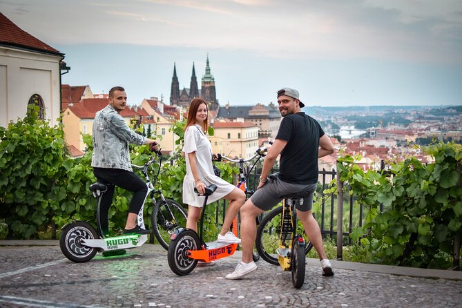 Prague E-Scooter Grand City Tour PRIVATE with PragueWay - Church stops and Prague’s 250-plus churches vibe