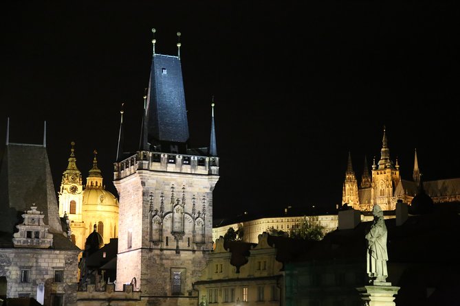 Prague evening/lights tour by car - Charles Bridge at Night: Multiple Angles Without Getting Lost