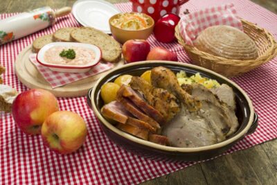 Prague: Folkloric Dinner Show with Unlimited Drinks - The 4-course Czech meal: what you actually get at the table