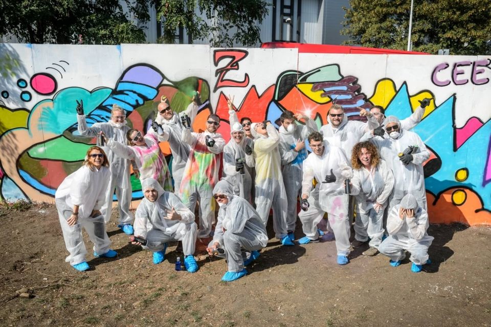 Prague Graffiti Workshop For Groups & Team-Building Groups - A Legal Wall in Prague: What You’re Really Doing