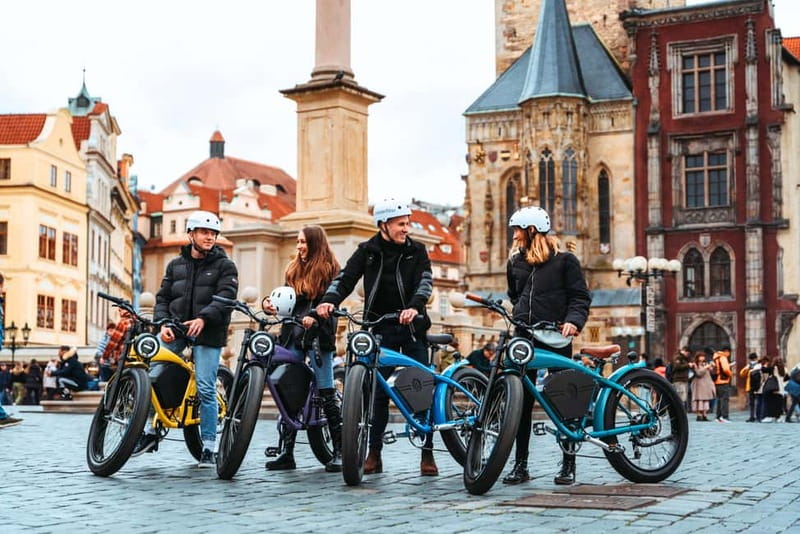 Prague: Grand City Tour on Fat e-Bike - From Charles Bridge to Old Town Square: quick stops that add up