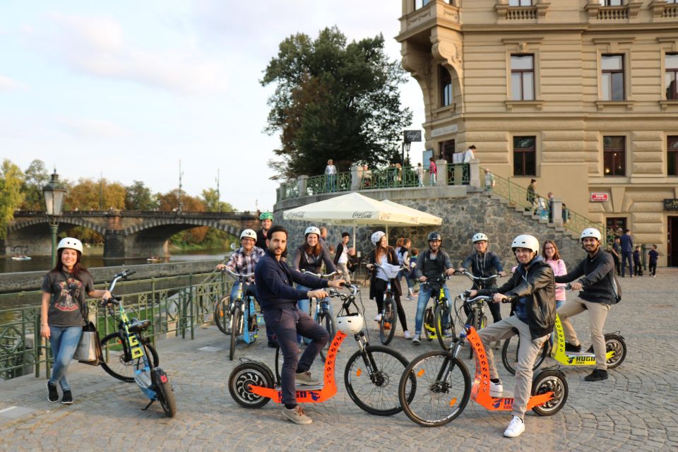 Prague: Grand Segway and eScooter Live Guided City Tour - Charles Bridge, Kampa Island, and the river Vltava moments