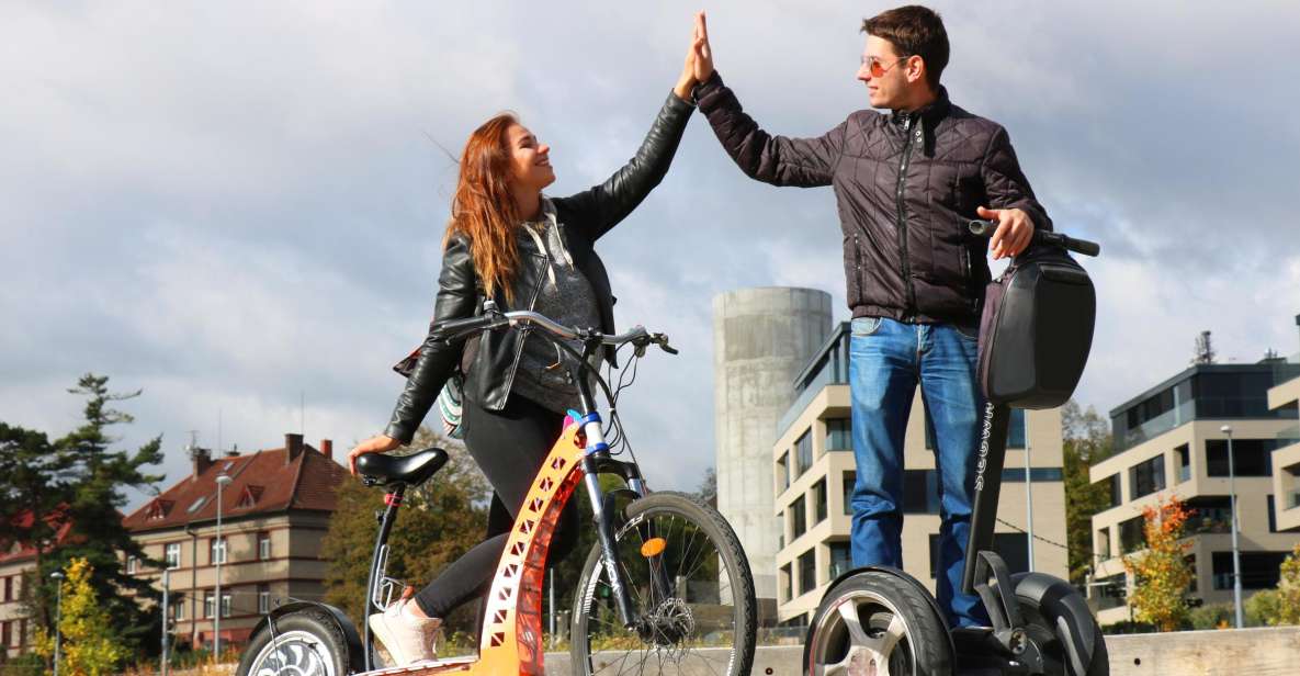 Prague: Grand Segway and eScooter Live Guided City Tour - The crucial switch: scooters to Segway near the Castle area