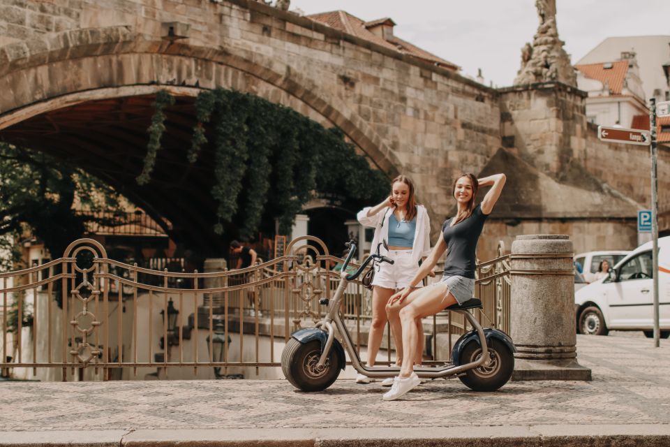 Prague: Guided Fat Tire e-Scooter Tour - Kampa Park and the River Route: The City Looks Different From the Water