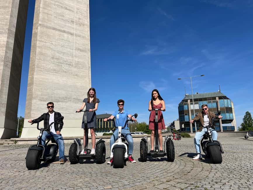 Prague Highlights: Segway & E-Scooter Tour with Taxi Pick-Up - Getting up toward Prague Castle and the Strahov districts without the slog