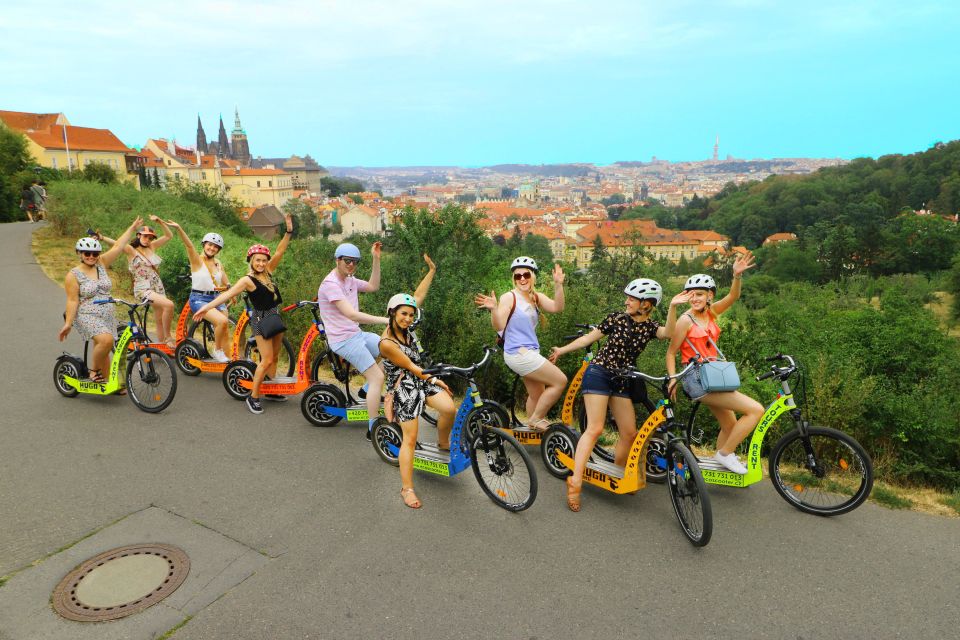 Prague: Highlights Tour on e-Scooter or eBike - Prague Castle complex: St. Vitus Cathedral and presidential views