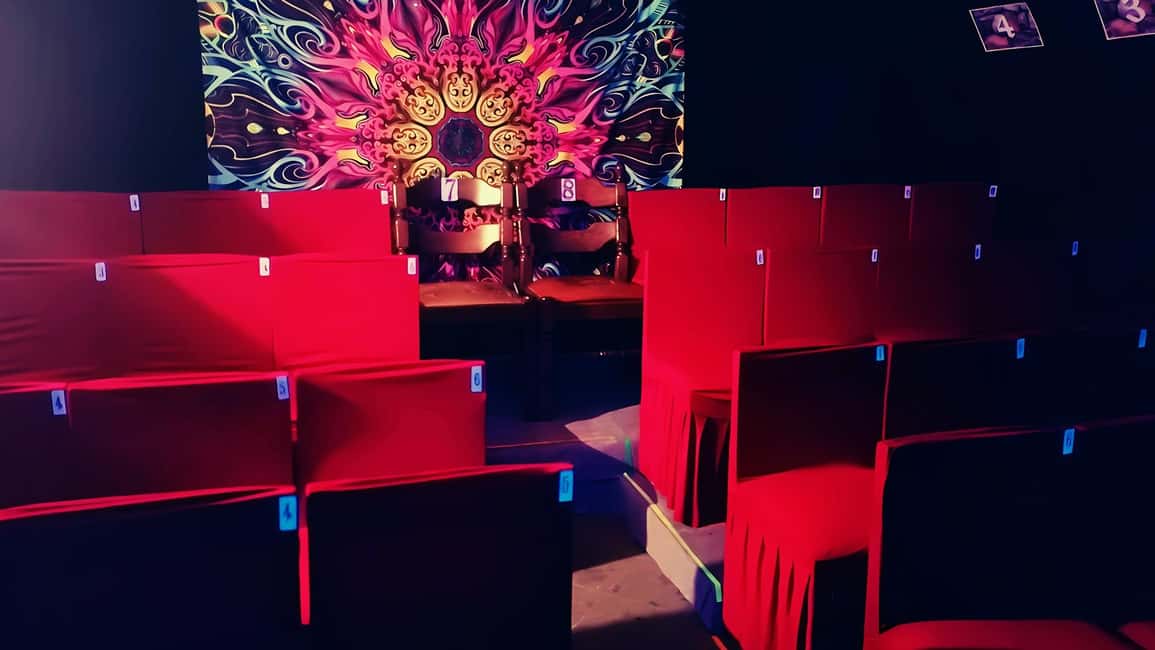 Prague: Images of Love Black Light Theatre Show - Inside HILT’s 15th-Century Underground Room