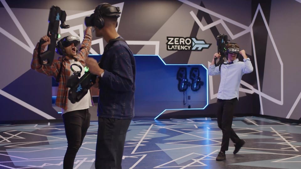 Prague: Immersive VR multiplayer experience - Choosing your scenario: zombies, rogue robots, ancient worlds, and family play