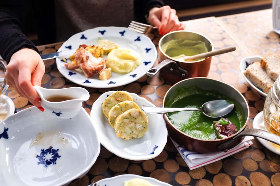 Prague: Local Food Tour in Secrets Hidden Gems - Restaurant tasting #3 and #4: Klobása and the savory finish of the food run