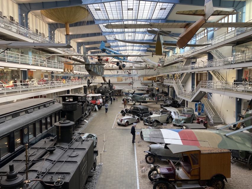 Prague: National Technical Museum Entry Ticket w/ Intro Tour - Family fit: planes, trains, automobiles, and play areas