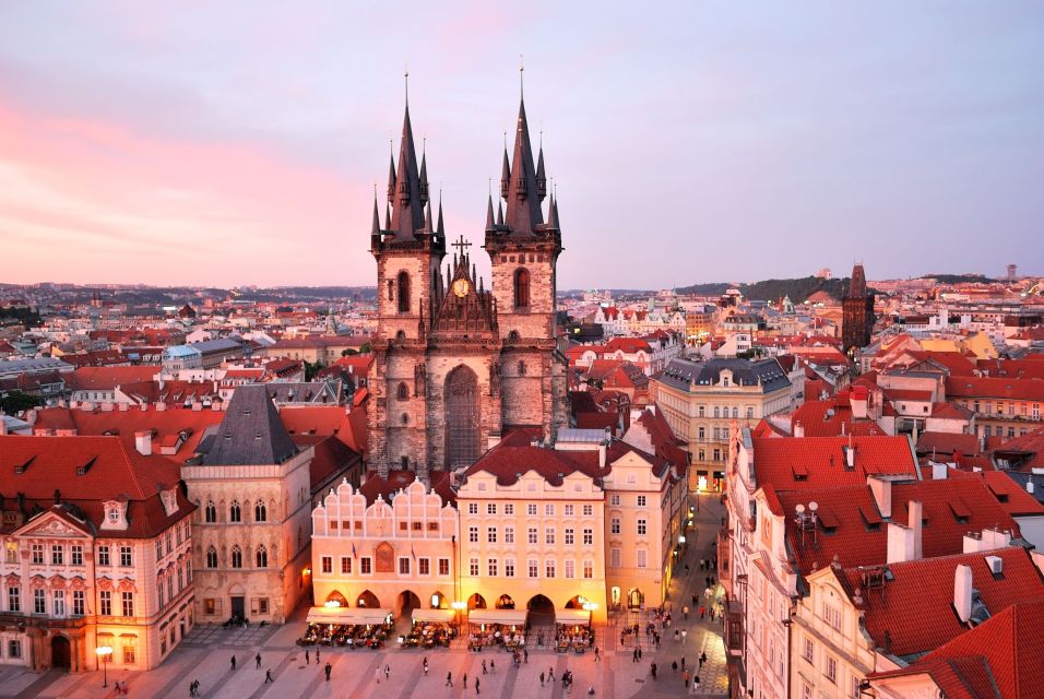 Prague: Old Town and Jewish Quarter Tour - Municipal House and the Church of St. Nicholas façade: architecture you’ll actually notice