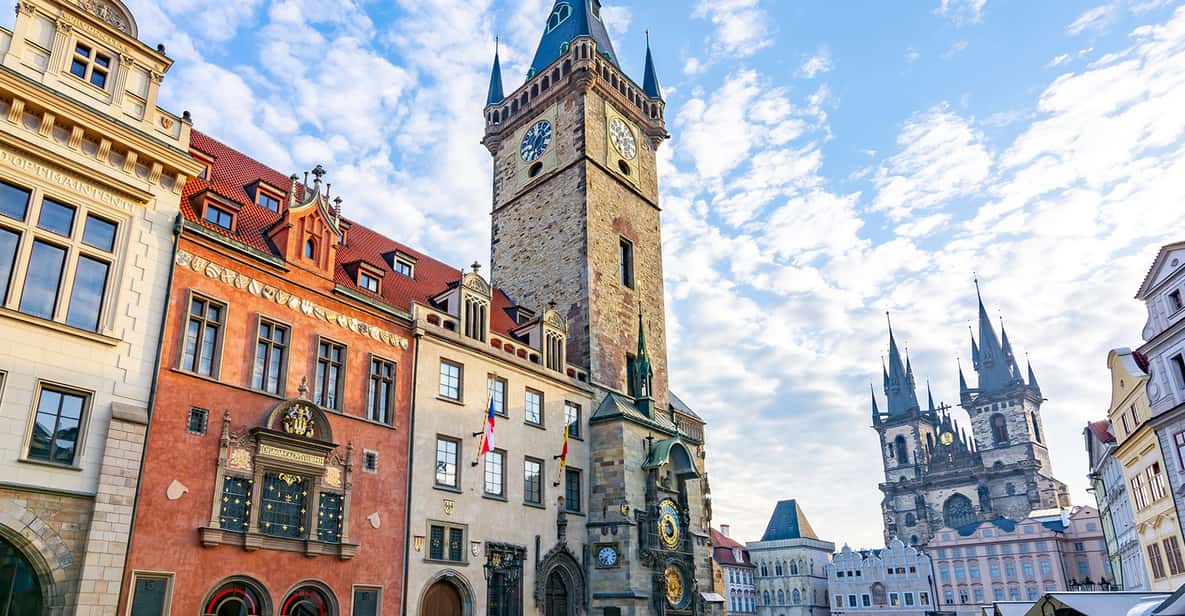 Prague: Old Town Guided Walking Tour and City Boat Ride - Old Town + Jewish Quarter: synagogues and early-20th-century Prague