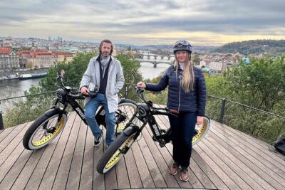 Prague on Stylish Retro styled E-Bike - Viewpoints & Sightseeing - Letná Park riding: the easiest way to earn big views