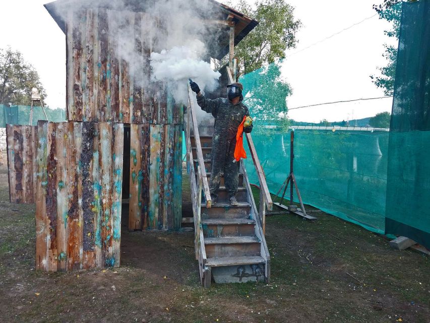 Prague: Paintballing Games - Stop 1 and 2: Pickup in Prague and the 30-Minute Coach Ride