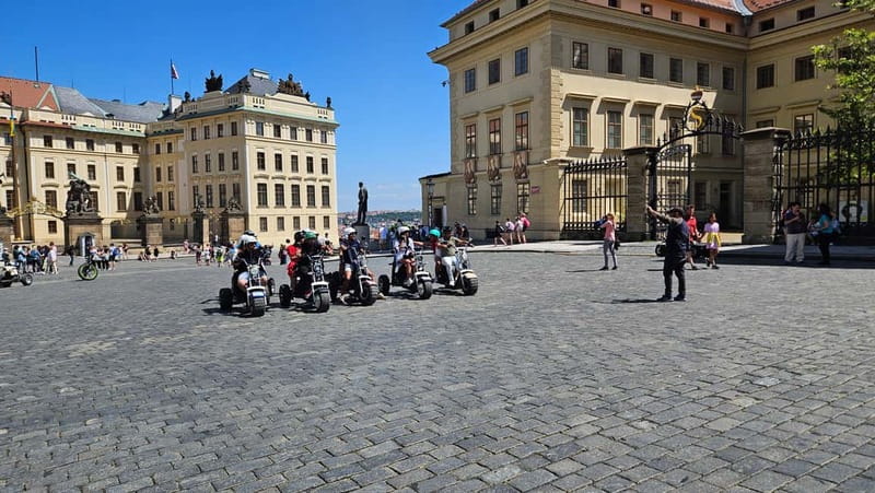 Prague: Panoramic Viewpoints Guided Electric Tricycle Tour - Letná Hill and the Metronome: the big-city view on wheels