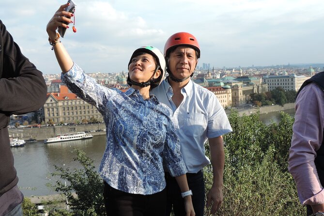 Prague Panoramic Views e-bike and e-Scooter guided Tour - Staroměstské náměstí and optional Jewish Quarter history