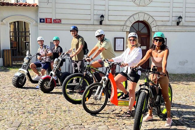 Prague Panoramic Views e-bike and e-Scooter guided Tour - Weather, roads, and rider rules you should take seriously