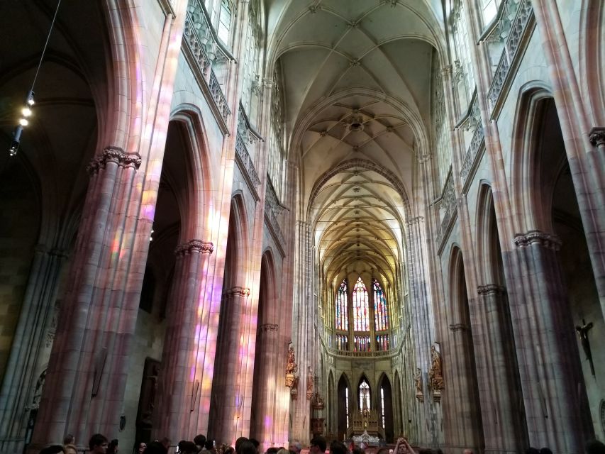 Prague: Private City Tour by Minivan - Lesser Town and the John Lennon Wall: modern Prague, right on cue