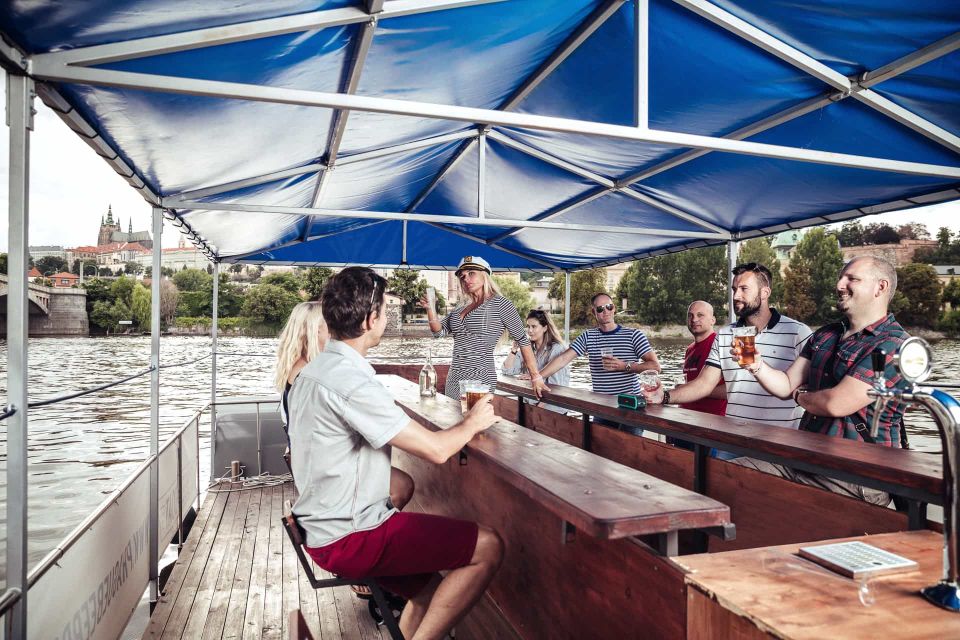 Prague: Private Cycle Boat River Tour with Beer or Prosecco - A 90-minute beer-powered cruise on the Vltava
