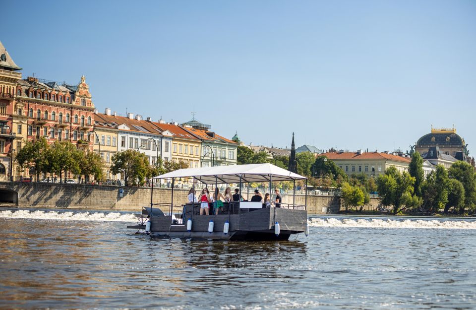 Prague: Private Cycle Boat River Tour with Beer or Prosecco - What the captain and licensed guide really add