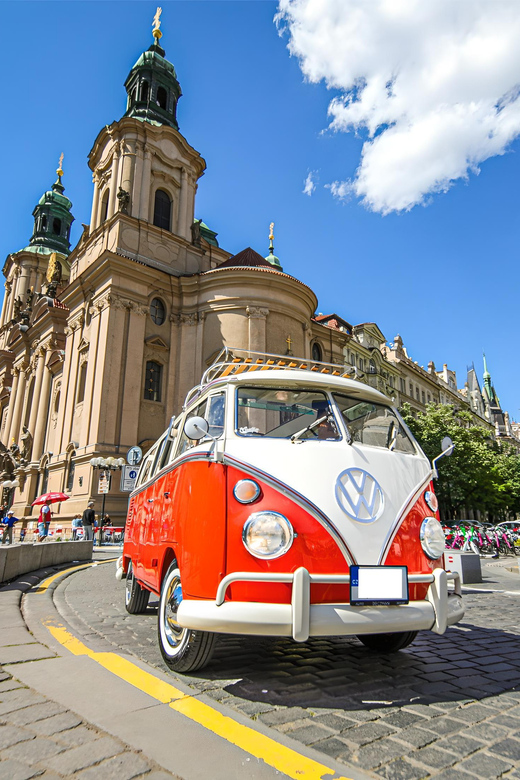 Prague: Private Sightseeing Tour in original VW Samba bus - The complimentary Polaroid: a small extra that actually helps
