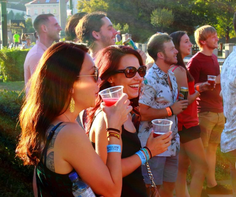 Prague Riverside Parties Tour - The mobile bar with unlimited beer, cider, and spritz