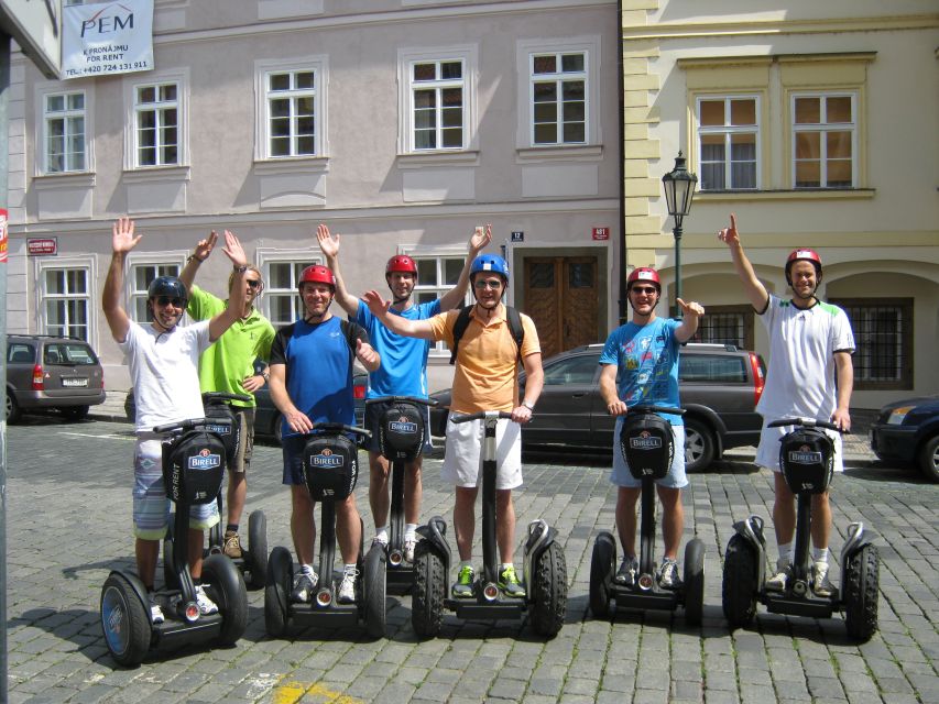 Prague: Segway Sightseeing Live-Guided Tour - Prague Castle views, Strahov Stadium, and the Maxe van der Stoela park cruise