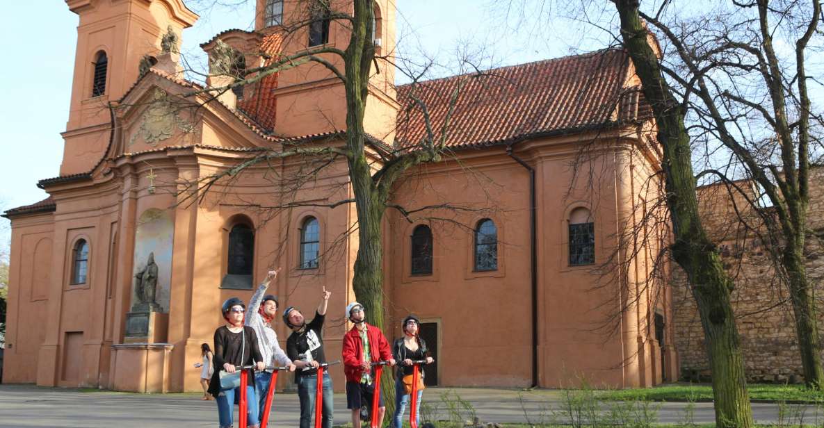 Prague Segway Tour with Oldest Monasteries and Free Taxi - The practice run and helmet: the difference between fun and stress