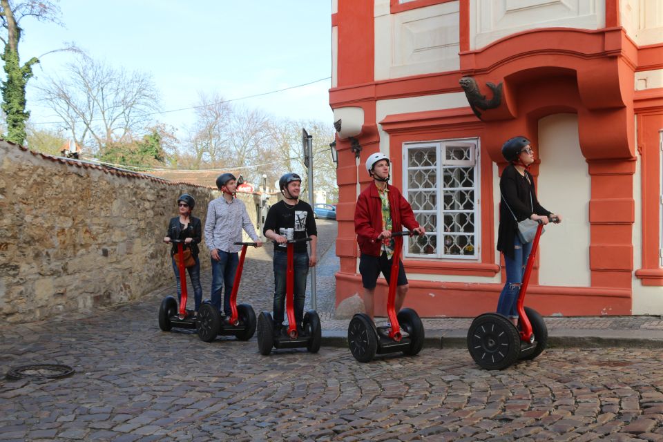 Prague Segway Tour with Oldest Monasteries and Free Taxi - Prague parks, district 6 streets, and the comfort of a guided route