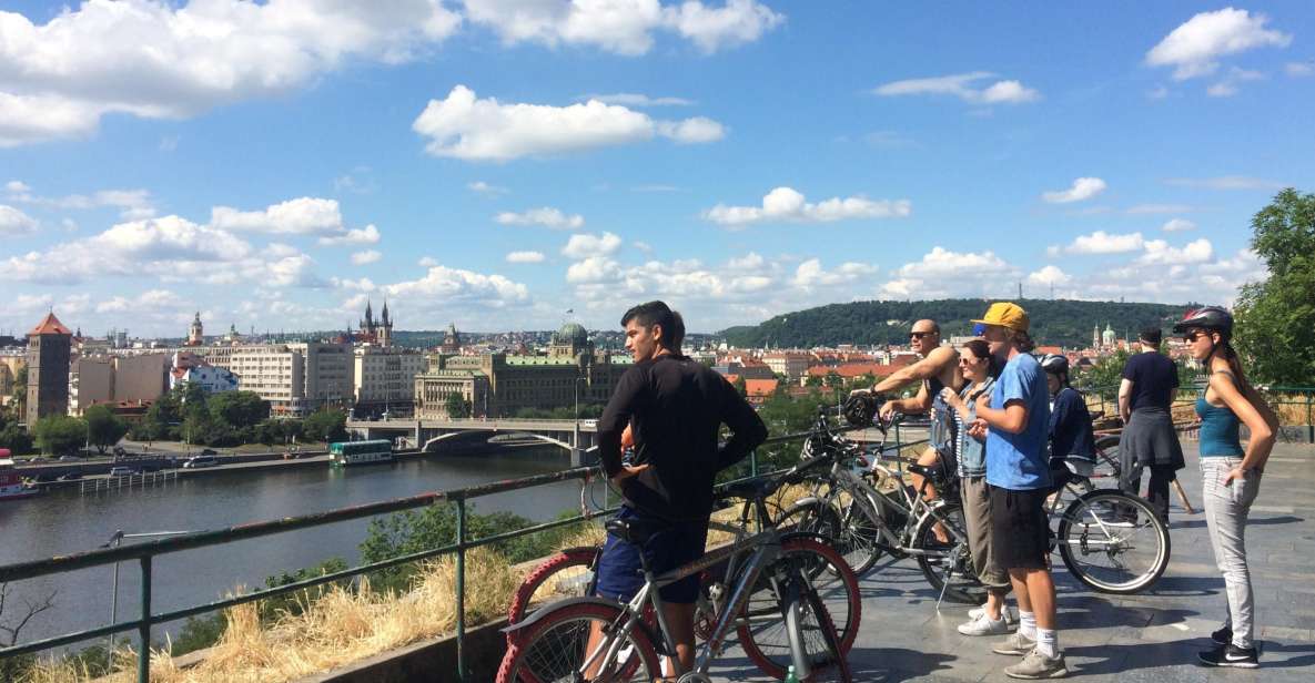 Prague: Stunning Viewpoints, Castle, City & Park Bike Tour - Letna Park viewpoints: where photos become part of the tour