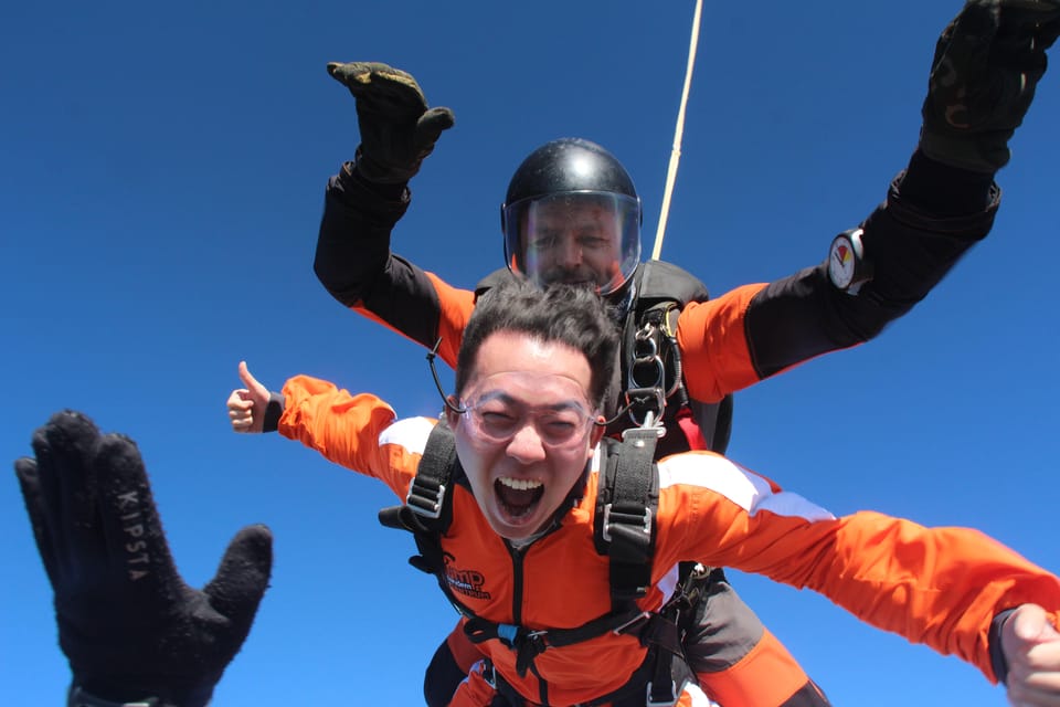 Prague: Tandem Skydiving 14,000ft over Prague with Transfers - One Minute of Free Fall at About 200 kph