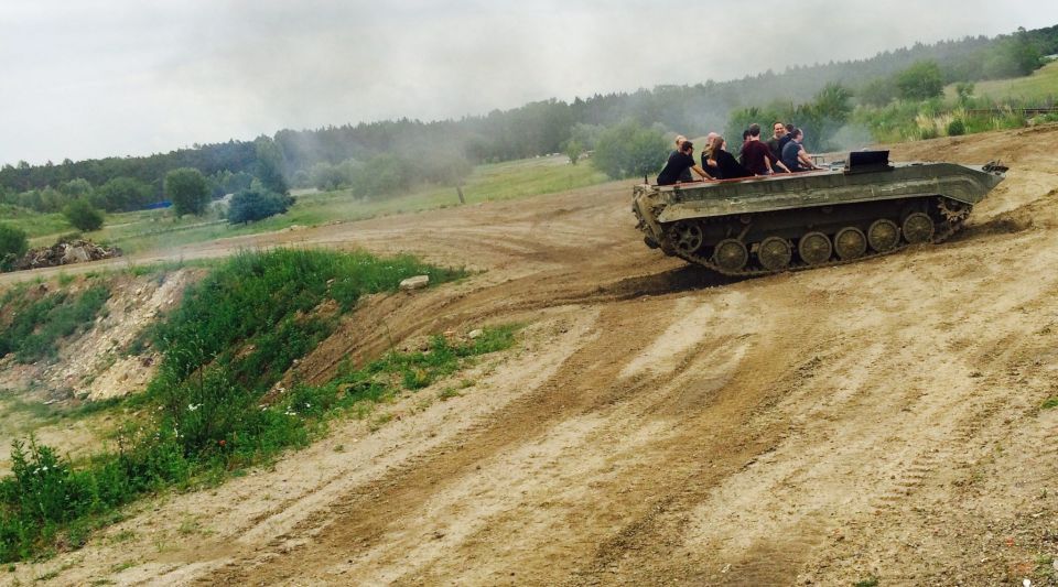 Prague: Tank Ride Experience - The Hilly Terrain Ride: Where the Fun Actually Comes From