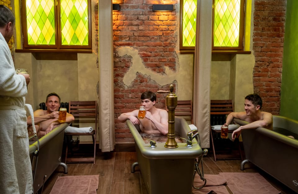 Prague: The Largest Beer SPA with Unlimited Beer Consumption - The Beer Bath: What You’re Actually Doing in the Tub