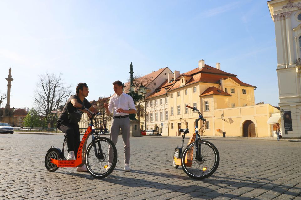 Prague: Tour by Electric Scooter or Cruiser eBike - John Lennon Wall to Old Town Square: the highlights that feel personal
