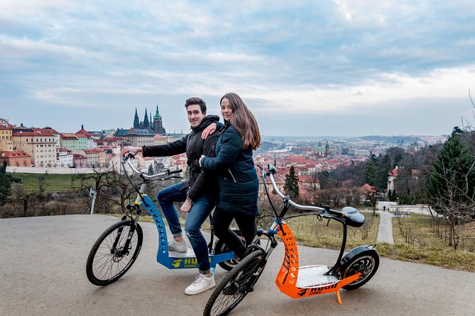 Prague Trike & e-Scooter Tour: Castle Viewpoints & Charles Bridge - Prague Castle viewpoints without spending your whole day in lines